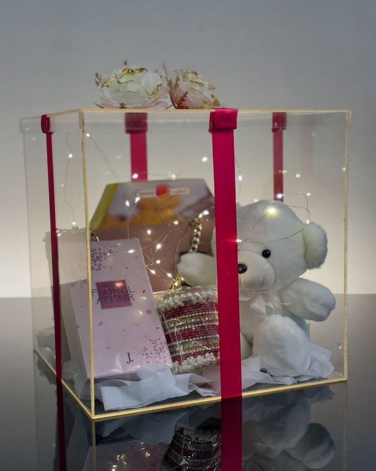 1e4f4300270a30534a34971cd8b0257a Teddy Gift Box - Image 1